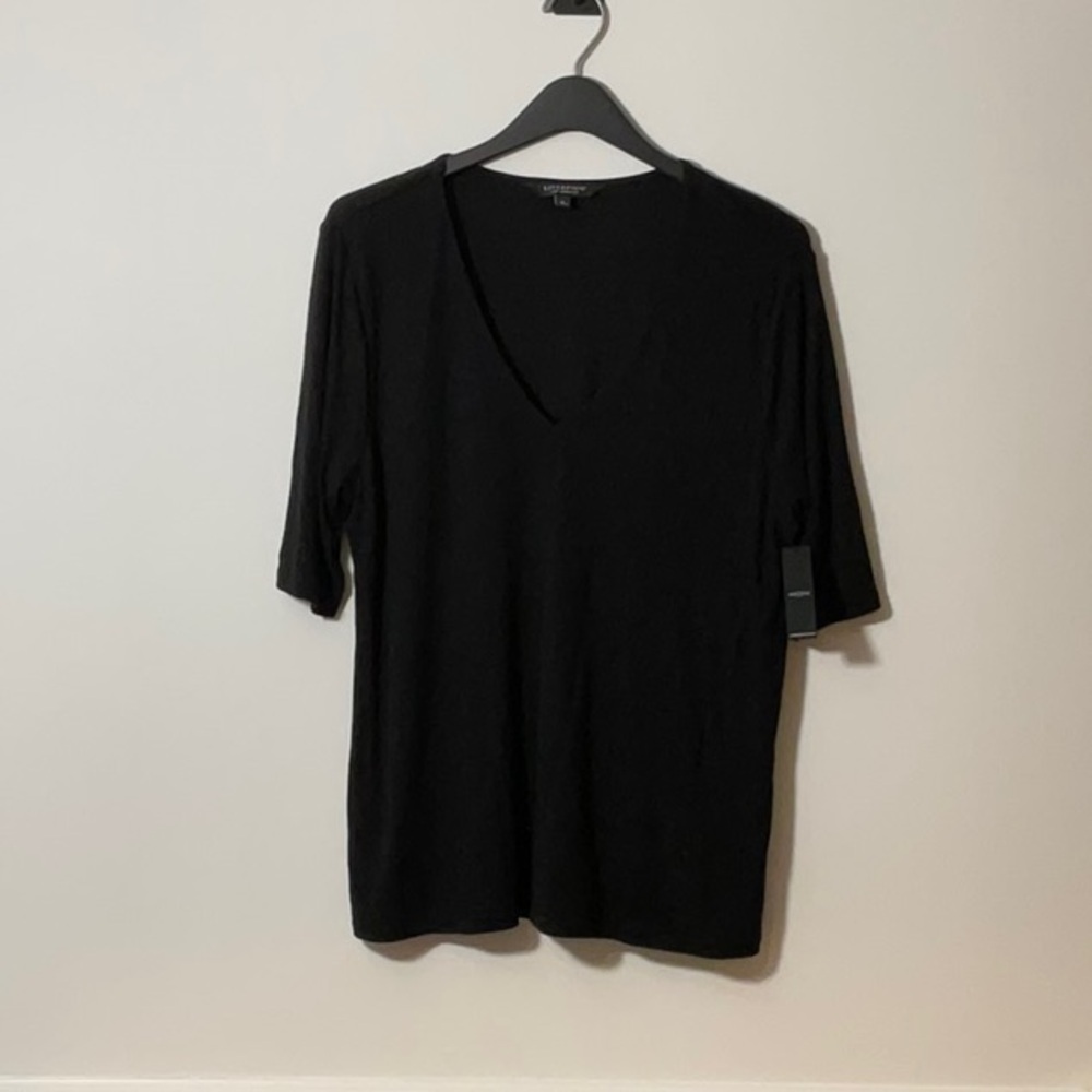 Liverpool Black V-Neck Blouse